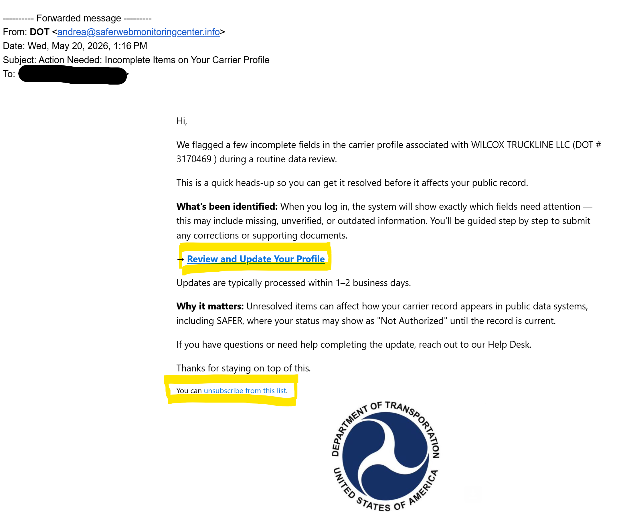 Phishing May 21 2026
