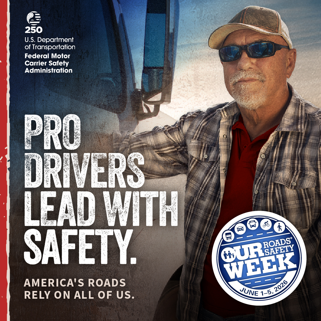 Pro drivers lead with safety. 