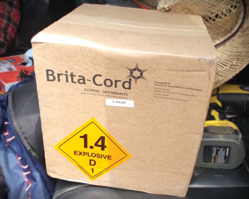Hazmat in back seat