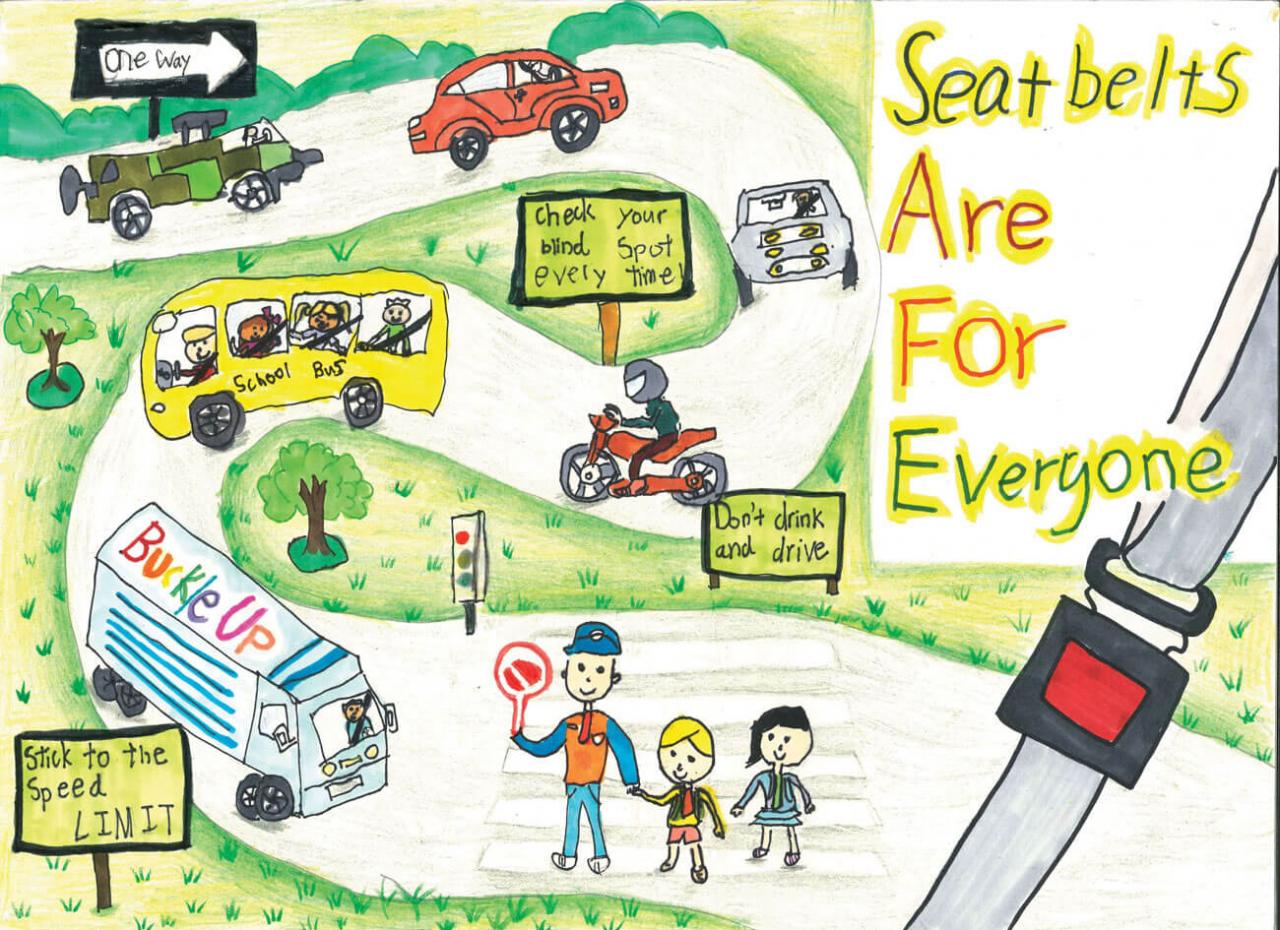 Winners of Road Safety Wales poster competition revealed