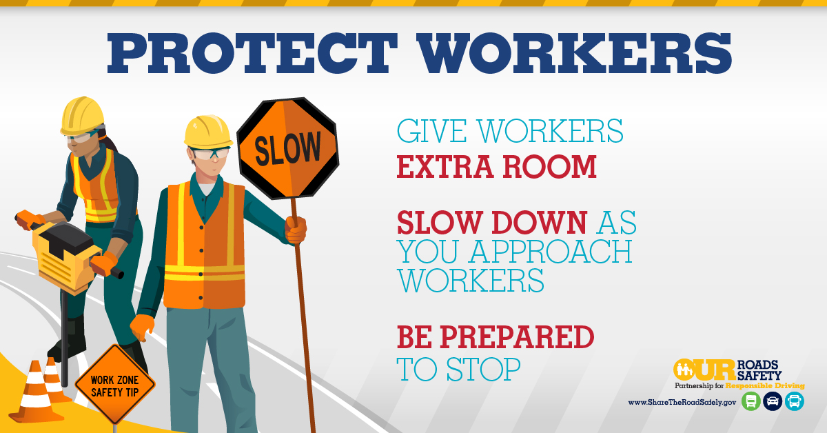 Work Zones Safety Tips