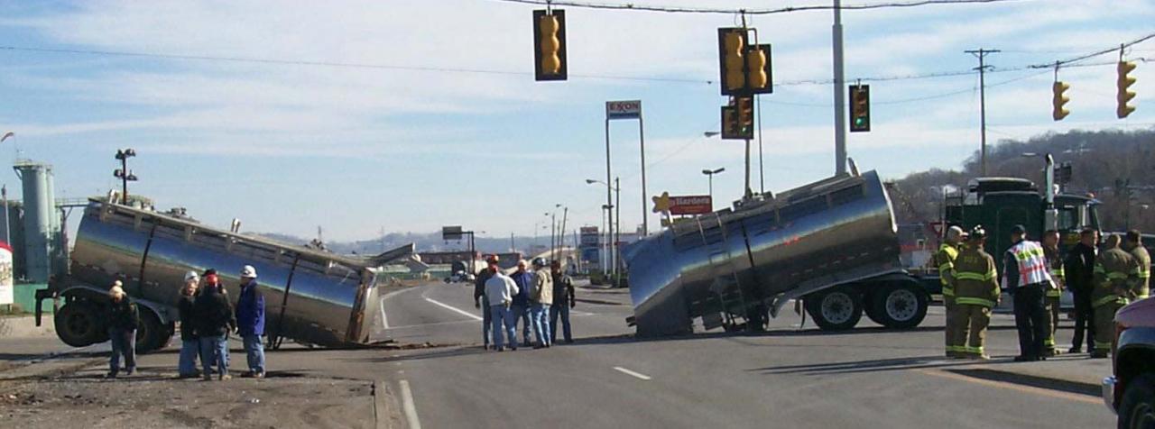 Cargo Tank Accident on Highway