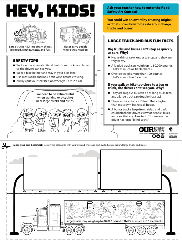 Preview of kids activity page