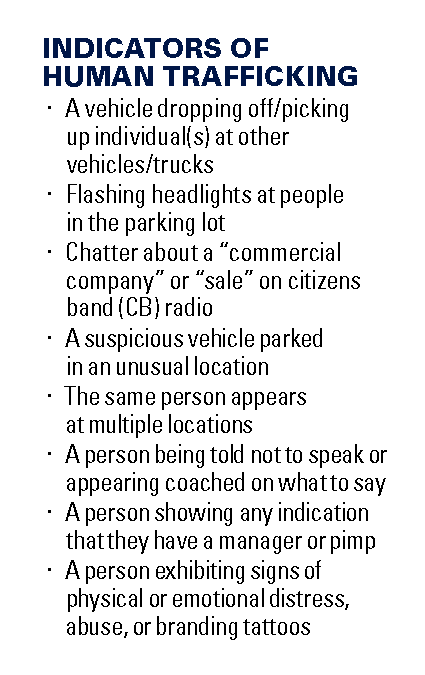 Page 2 of the FMCSA "Your Roads, Their Freedom" Campaign pocket card in English