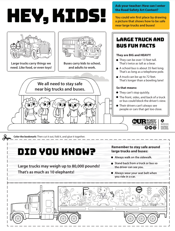 Preview of kids activity page
