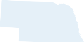 Image of the state of Nebraska