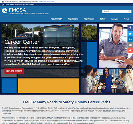 Explore Careers at FMCSA