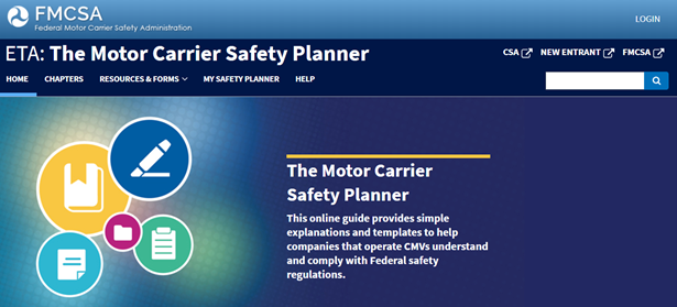 Image of the Safety Planner Homepage