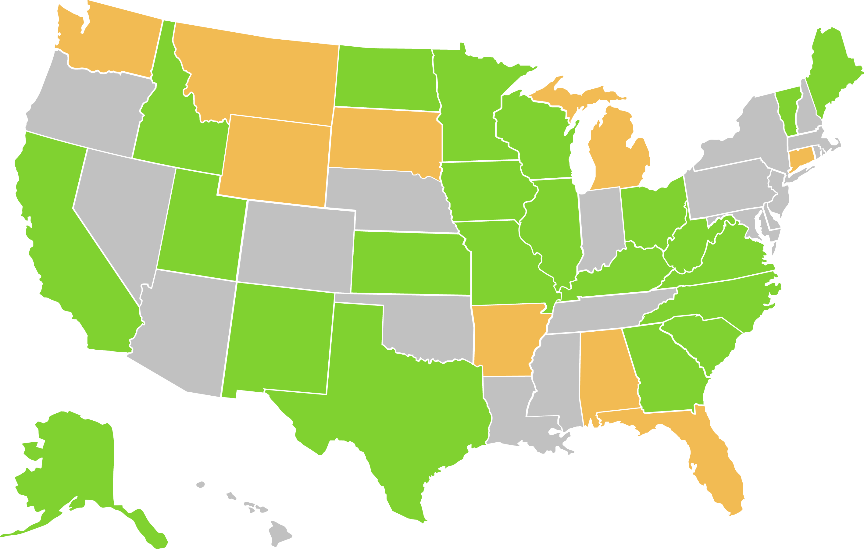 Map of US