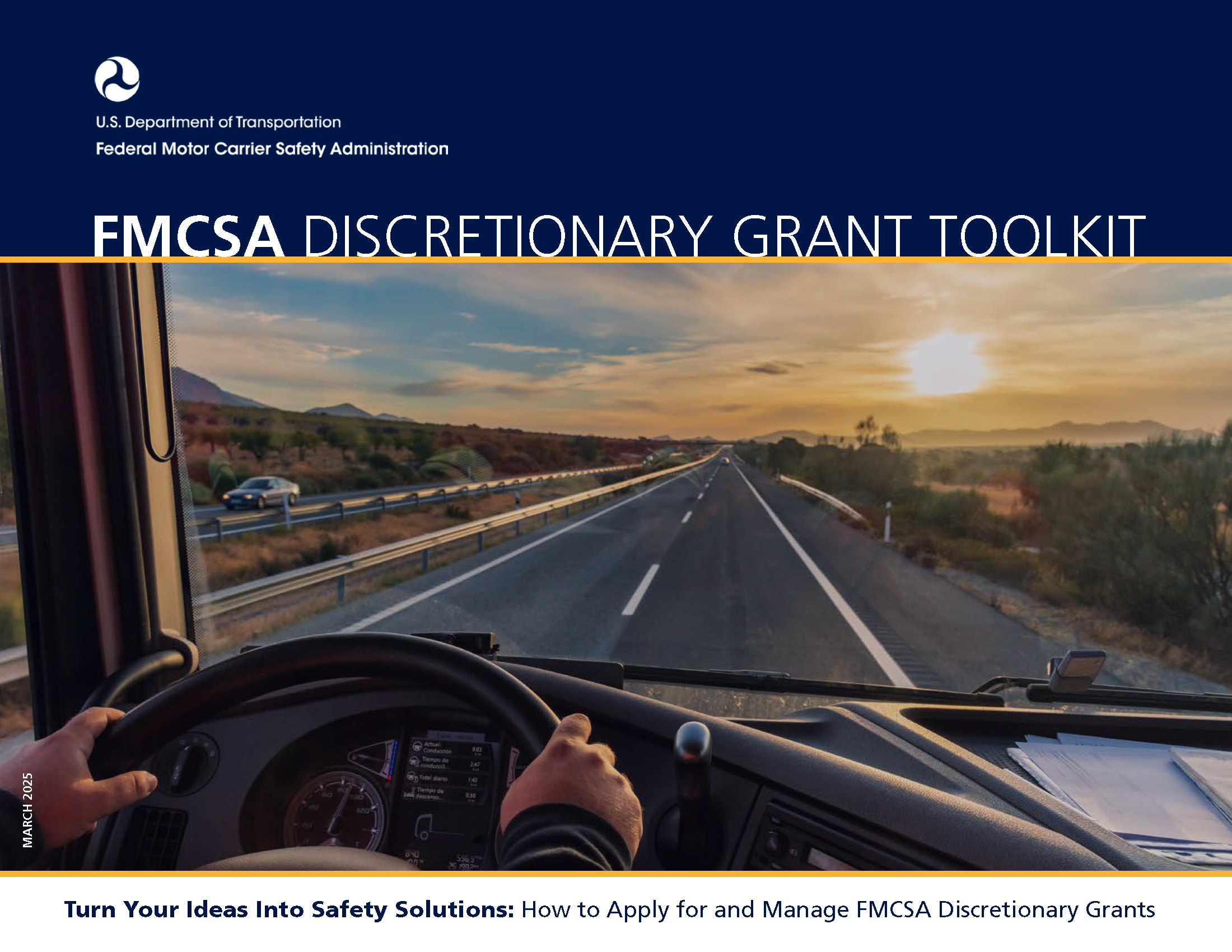 FMCSA Grants Toolkit graphic