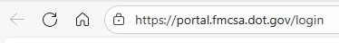 Genuine FMCSA Portal Link
