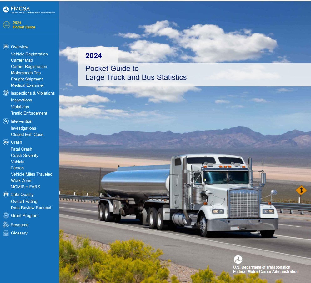 Image of Pocket Guide to Large Truck and Bus Statistics Dashboard