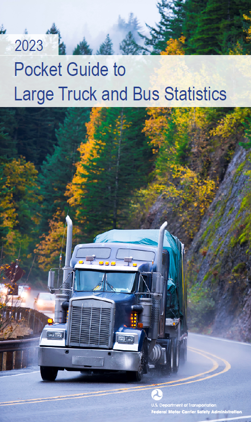 Cover of 2023 Pocket Guide to Large Truck and Bus Statistics