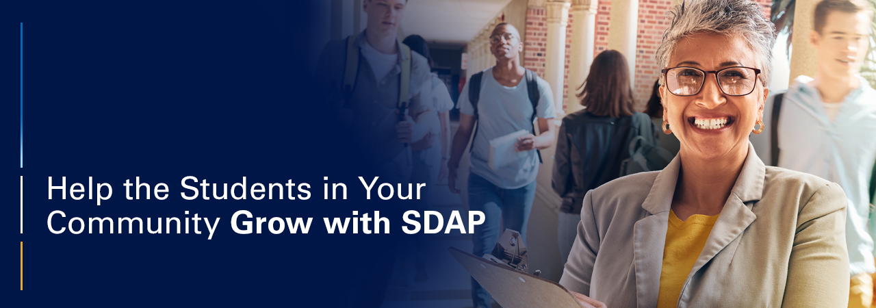 Help students grow in your community with SDAP