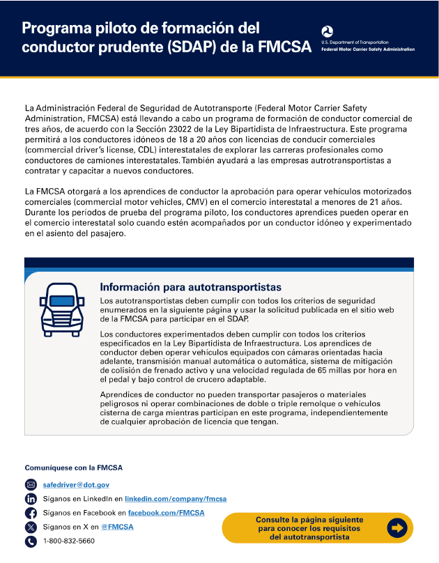 Fact Sheet Spanish