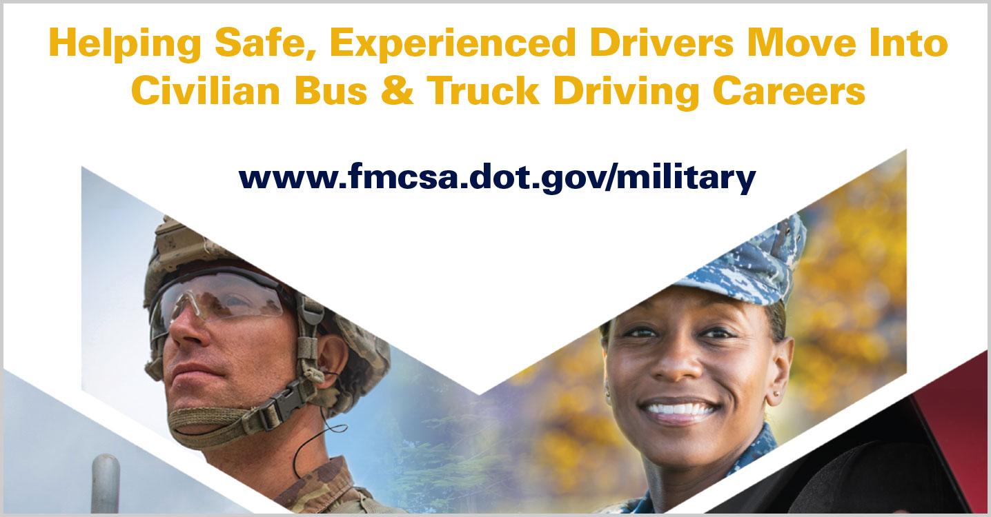 FMCSA Military Driver Programs Poster 11x17