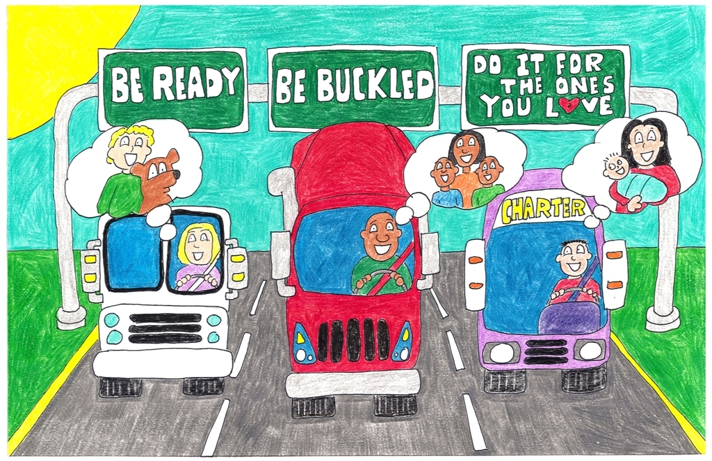 Road Safety Art Contest Past Grand Prize Winners Fmcsa