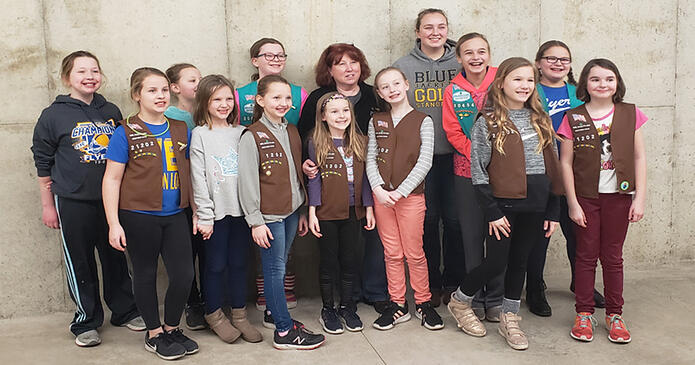 Girl scout troop