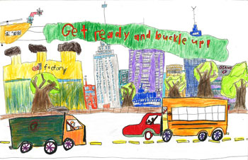 Drawing by 2013 K-2 grade winner Caleb Zhao Gaithersburg, MD
