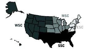 Map of the United States of America!