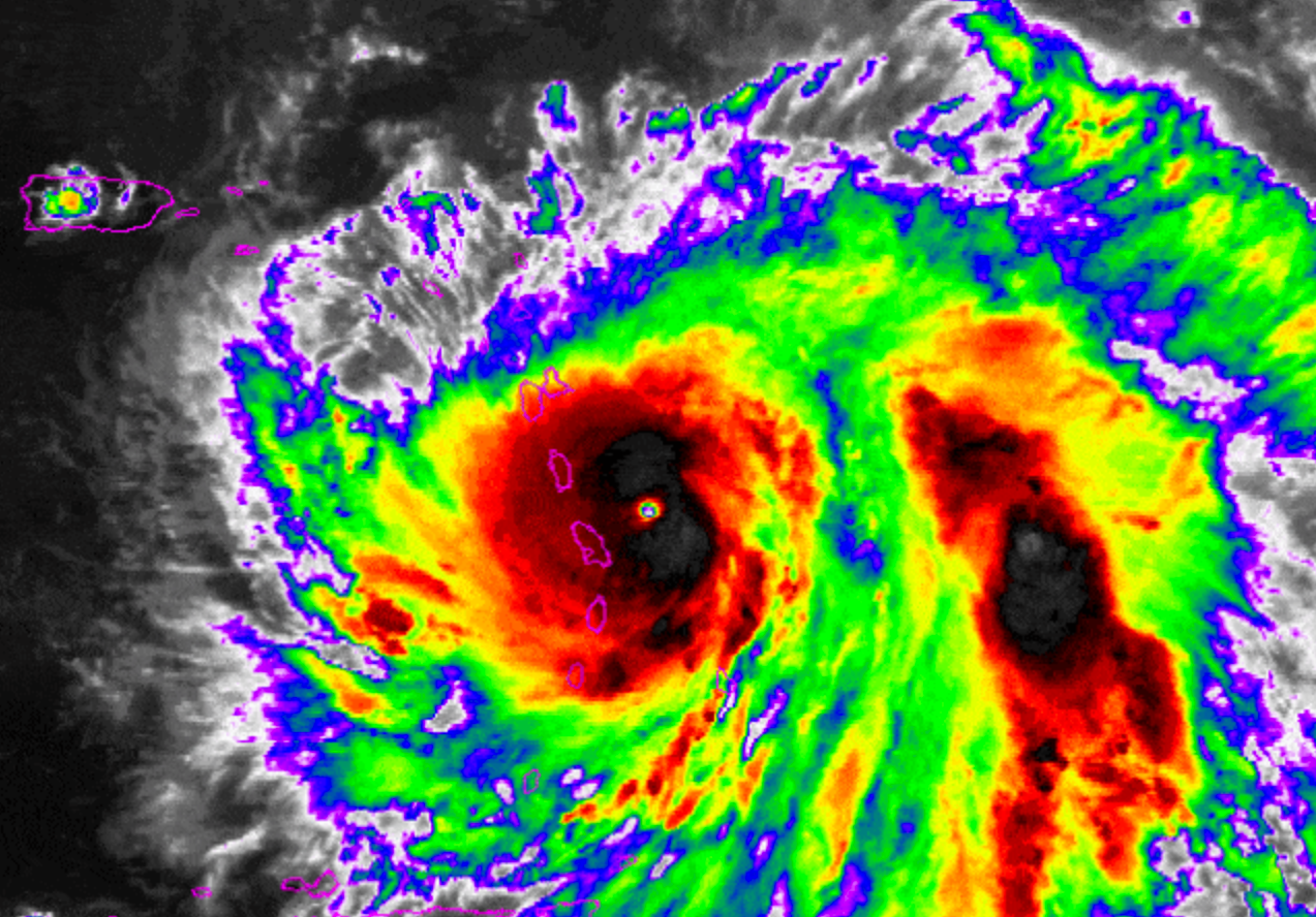 Satilite Image of Hurrican Maria