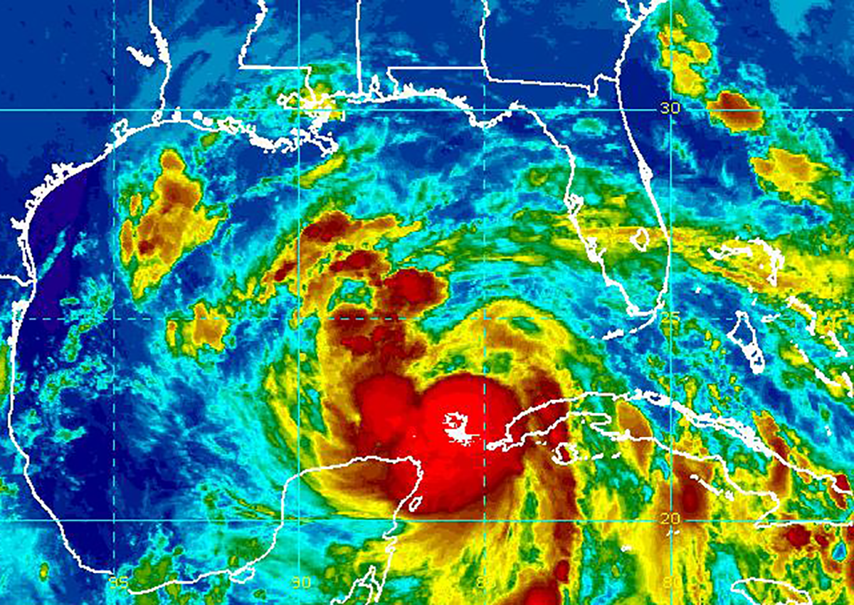 Image of Hurricane Nate 10-07-2017
