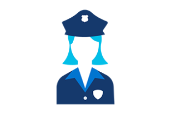 Animated police officer