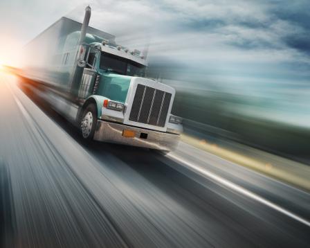 Truck in Motion