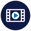 video play button icon